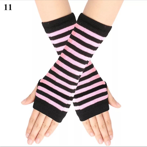 Scene Scenecore Emo Grunge Y2K Gloves - Picture 8 of 16